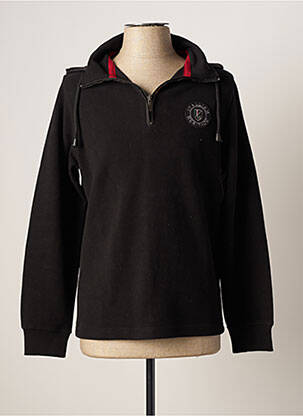 Hanorac cu glugă negru LA SQUADRA bărbat