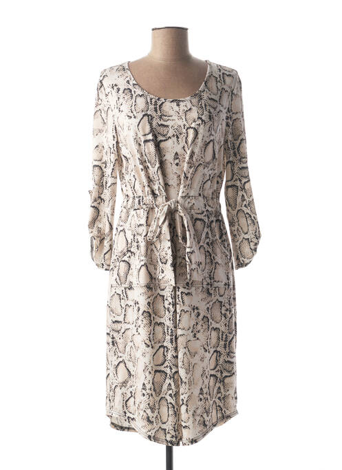 Rochie midi bej JOSEPH RIBKOFF femeie