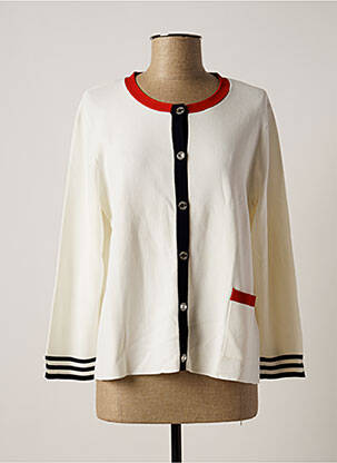 Vestă cu mâneci lungi alb ELENA MIRO femeie