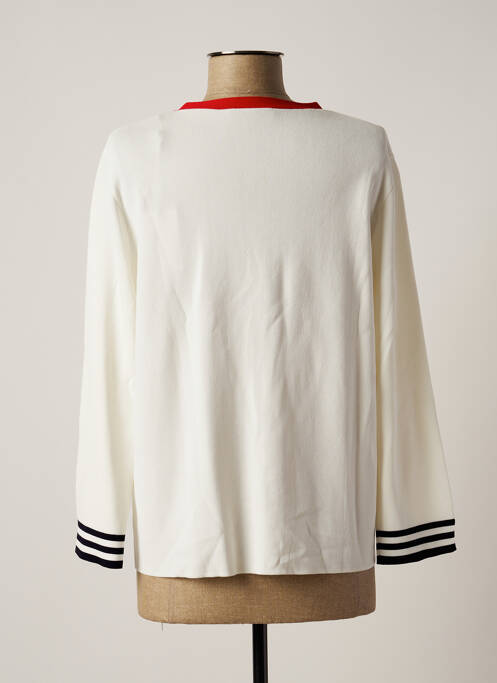 Vestă cu mâneci lungi alb ELENA MIRO femeie