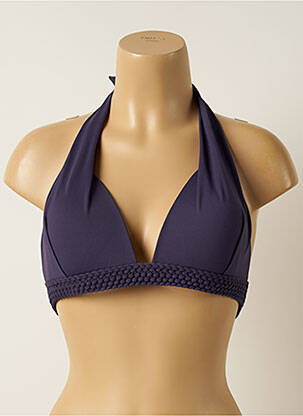 Sutien de costum de baie elasticitate top sutien push-up violet IODUS femeie