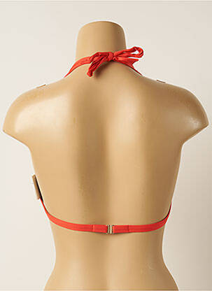Sutien de costum de baie elasticitate top triunghiuri portocaliu IODUS femeie