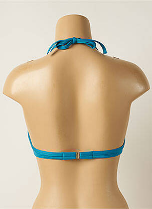 Sutien de costum de baie elasticitate top sutien push-up albastru IODUS femeie