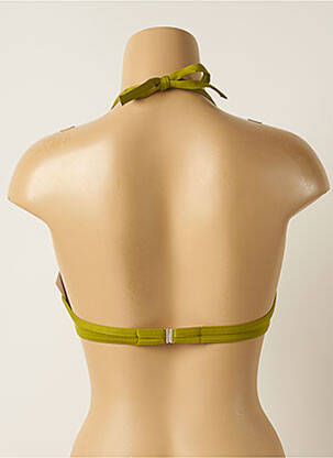 Sutien de costum de baie elasticitate top sutien push-up verde IODUS femeie