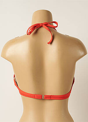 Sutien de costum de baie elasticitate top sutien push-up portocalie IODUS femeie