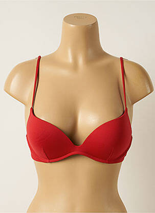 Sutien de costum de baie elasticitate top sutien push-up roșu IODUS femeie