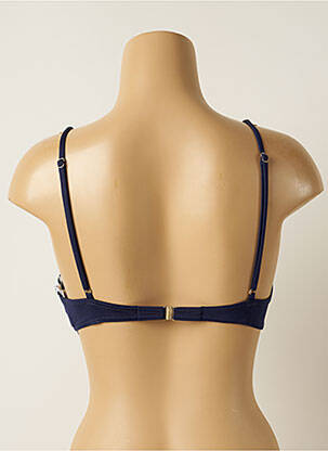 Sutien de costum de baie elasticitate top sutien push-up albastru IODUS femeie