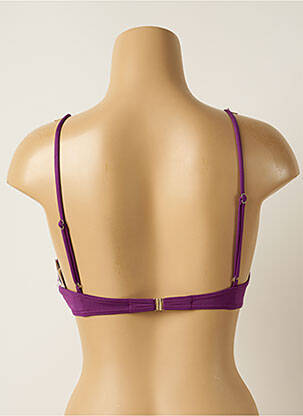 Sutien de costum de baie elasticitate top sutien push-up violet IODUS femeie