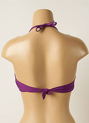 Sutien de costum de baie elasticitate sutien cu susținere înaltă și burete detașabil violet IODUS femeie