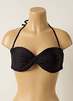 Sutien de costum de baie elasticitate top triunghiuri negru IODUS femeie
