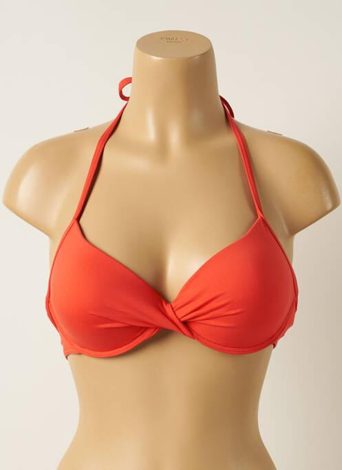 Sutien de costum de baie elasticitate top sutien push-up portocaliu IODUS femme