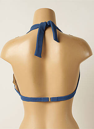 Sutien de costum de baie elasticitate top sutien push-up albastru IODUS femeie
