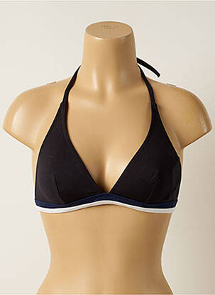 Sutien de costum de baie elasticitate top triunghiuri negru IODUS femeie
