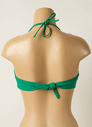 Sutien de costum de baie elasticitate top bentiță verde IODUS femeie