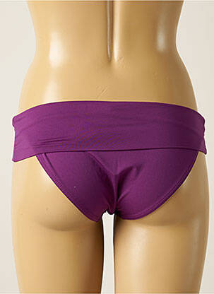 Chiloți de baie efect material satinat chiloți violet IODUS femeie