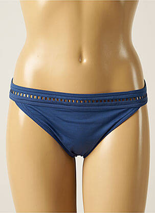 Chiloți de baie efect material satinat chiloți albastru IODUS femme