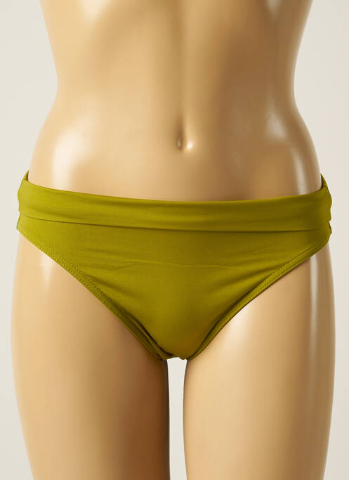 Chiloți de baie elasticitate chiloți verde IODUS femme
