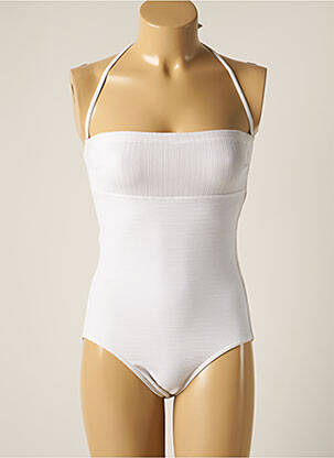 Costum de baie dintr-o singură piesă alb IODUS femeie