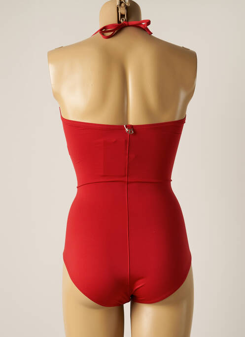Costum de baie dintr-o singură piesă roșu IODUS femeie