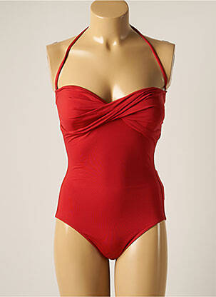 Costum de baie dintr-o singură piesă roșu IODUS femeie