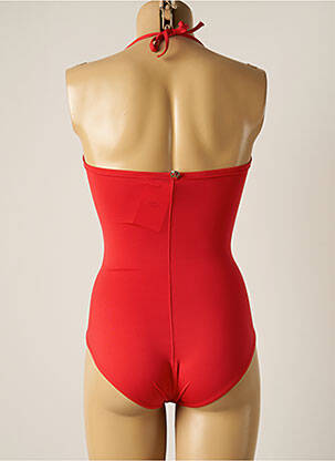 Costum de baie dintr-o singură piesă elasticitate top sutien modelat roșu IODUS femeie