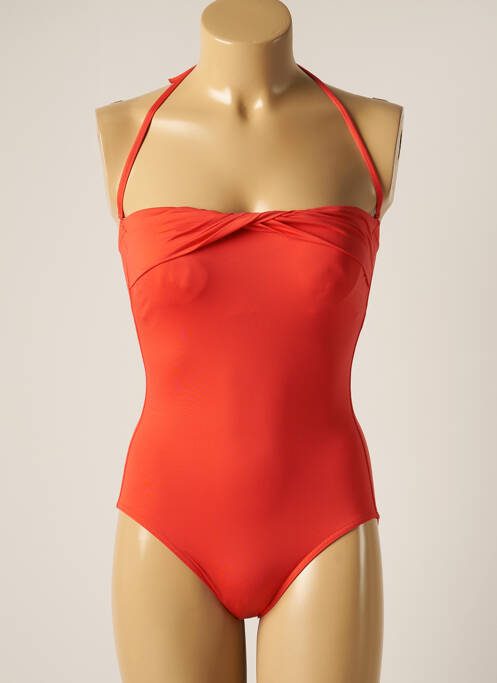 Costum de baie dintr-o singură piesă portocaliu IODUS femeie