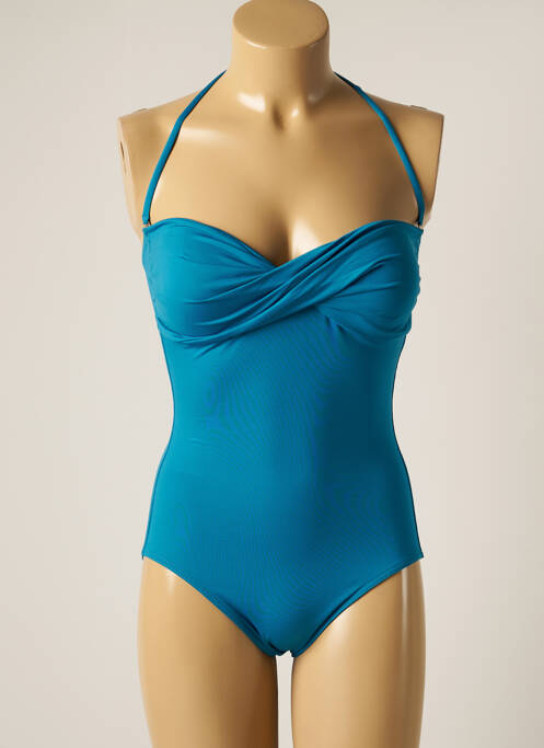 Costum de baie dintr-o singură piesă albastru IODUS femeie