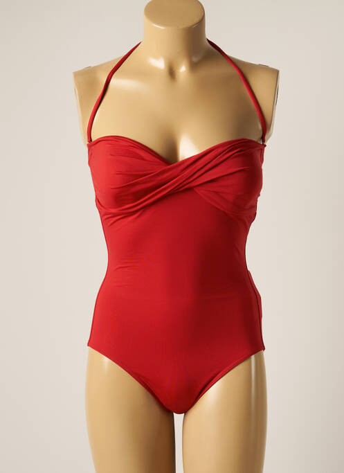 Costum de baie dintr-o singură piesă roșu IODUS femeie