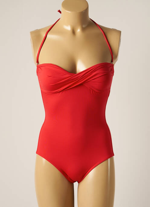 Costum de baie dintr-o singură piesă roșu IODUS femeie