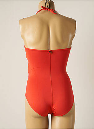 Costum de baie dintr-o singură piesă elasticitate top sutien modelat portocalie IODUS femeie