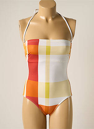 Costum de baie dintr-o singură piesă portocaliu IODUS femeie