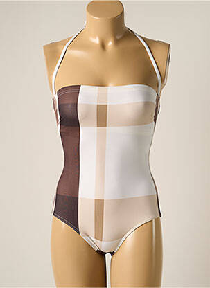 Costum de baie dintr-o singură piesă maro IODUS femeie