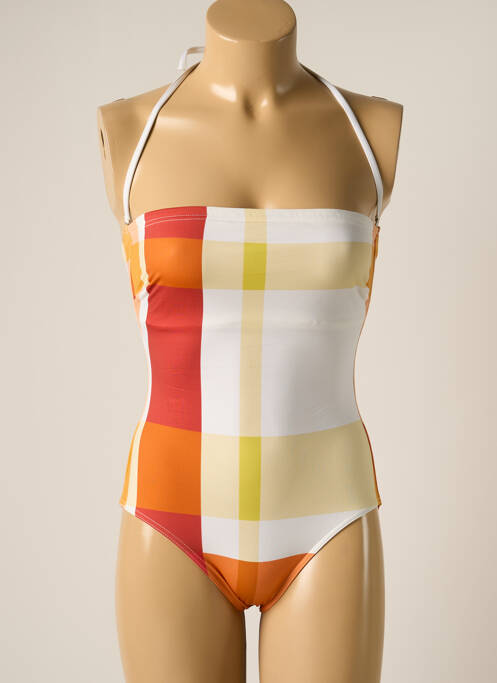 Costum de baie dintr-o singură piesă portocaliu IODUS femeie