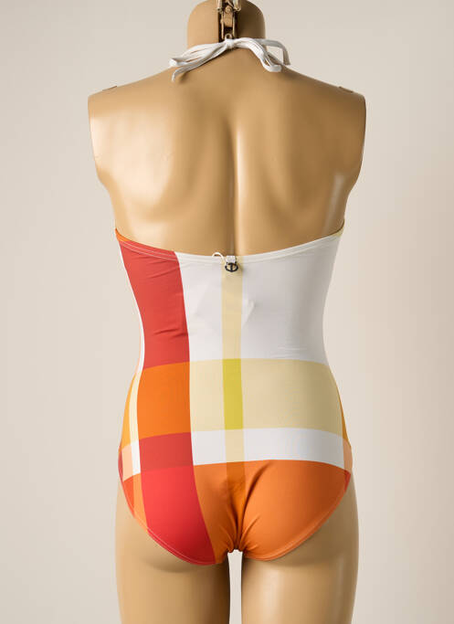 Costum de baie dintr-o singură piesă portocaliu IODUS femeie