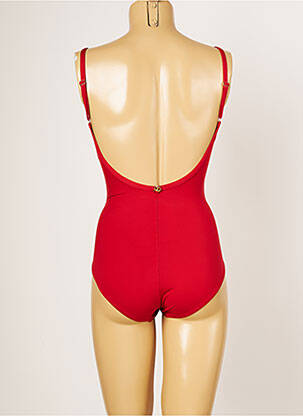 Costum de baie dintr-o singură piesă elasticitate top sutien modelat roșu IODUS femeie