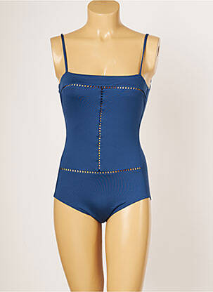 Costum de baie dintr-o singură piesă top sutien tip racerback top sutien tip racerback albastru IODUS femeie