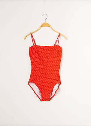 Costum de baie dintr-o singură piesă top sutien tip racerback top sutien tip racerback portocalie IODUS femeie