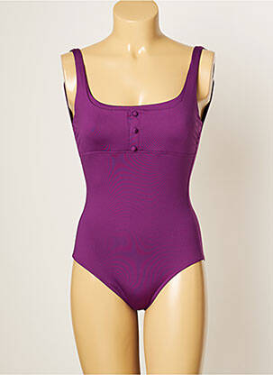 Costum de baie dintr-o singură piesă top sutien tip racerback top sutien tip racerback violet IODUS femeie