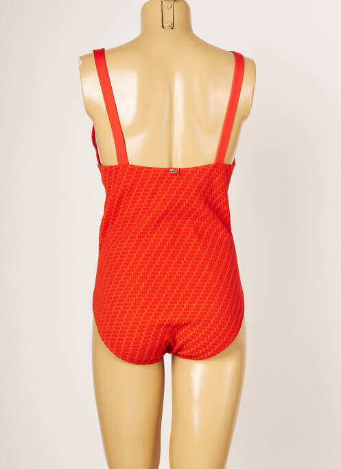 Costum de baie dintr-o singură piesă top triunghiuri top triunghiuri portocaliu IODUS femme