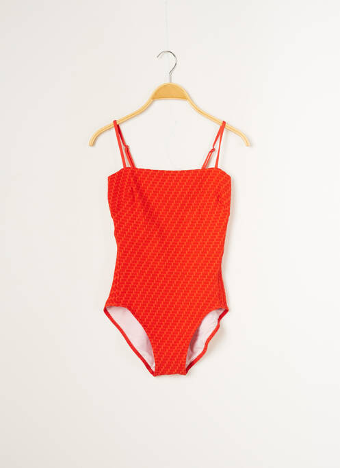 Costum de baie dintr-o singură piesă top sutien tip racerback top sutien tip racerback portocaliu IODUS femme