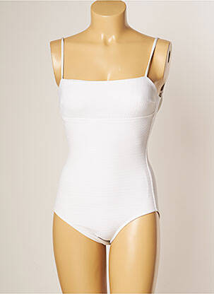 Costum de baie dintr-o singură piesă top sutien tip racerback top sutien tip racerback alb IODUS femeie