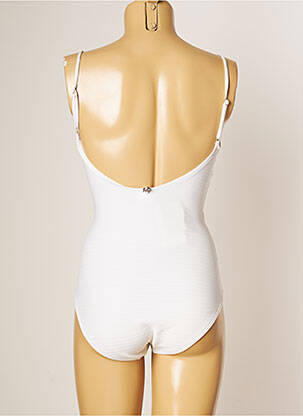 Costum de baie dintr-o singură piesă top sutien tip racerback top sutien tip racerback alb IODUS femeie