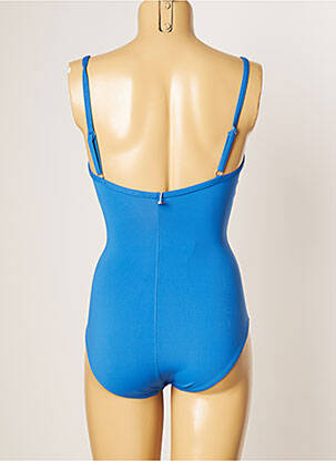 Costum de baie dintr-o singură piesă elasticitate top sutien modelat albastru IODUS femeie