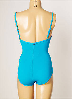 Costum de baie dintr-o singură piesă elasticitate top sutien modelat albastru IODUS femeie