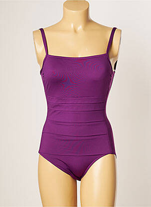 Costum de baie dintr-o singură piesă top bentiță top bentiță violet IODUS femeie