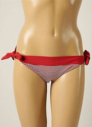 Chiloți de baie microfibre bikini roșu IODUS femeie