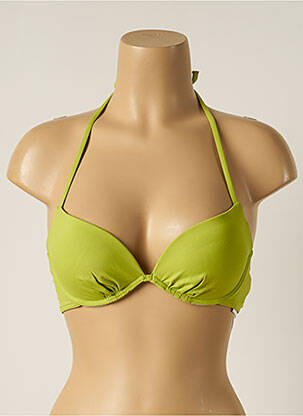 Sutien de costum de baie sutien cupe întregi cu decolteu înalt sutien cupe întregi cu decolteu înalt verde IODUS femeie