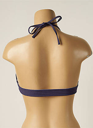 Sutien de costum de baie elasticitate top triunghiuri albastru IODUS femeie