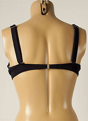 Sutien de costum de baie elasticitate sutien cupe întregi cu decolteu înalt negru IODUS femeie