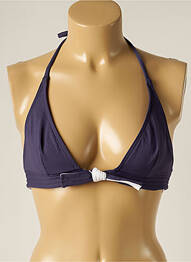 Sutien de costum de baie elasticitate top triunghiuri albastru IODUS femme